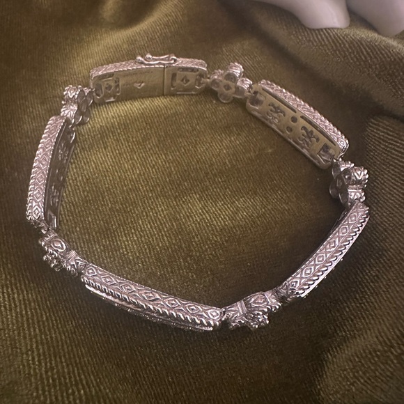 JUDITH RIPKA 925 Sterling & CZ Pave Bracelet - Picture 2 of 4